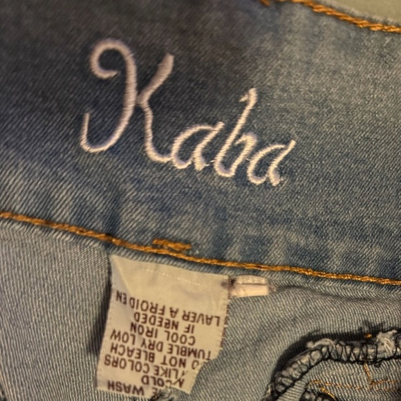 Kaba Jeans Classic Blue Women's Straight Leg Denim Jeans Size 22 - Picture 9 of 10